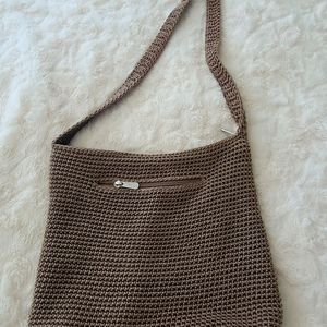 TheSak original tan crochet purse handbag